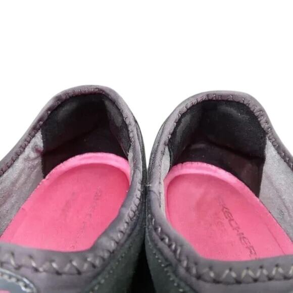 Skechers Shoes Womens 9.5 Sneaker Slip On Casual Weekender Comfort Active Gray - Picture 10 of 14